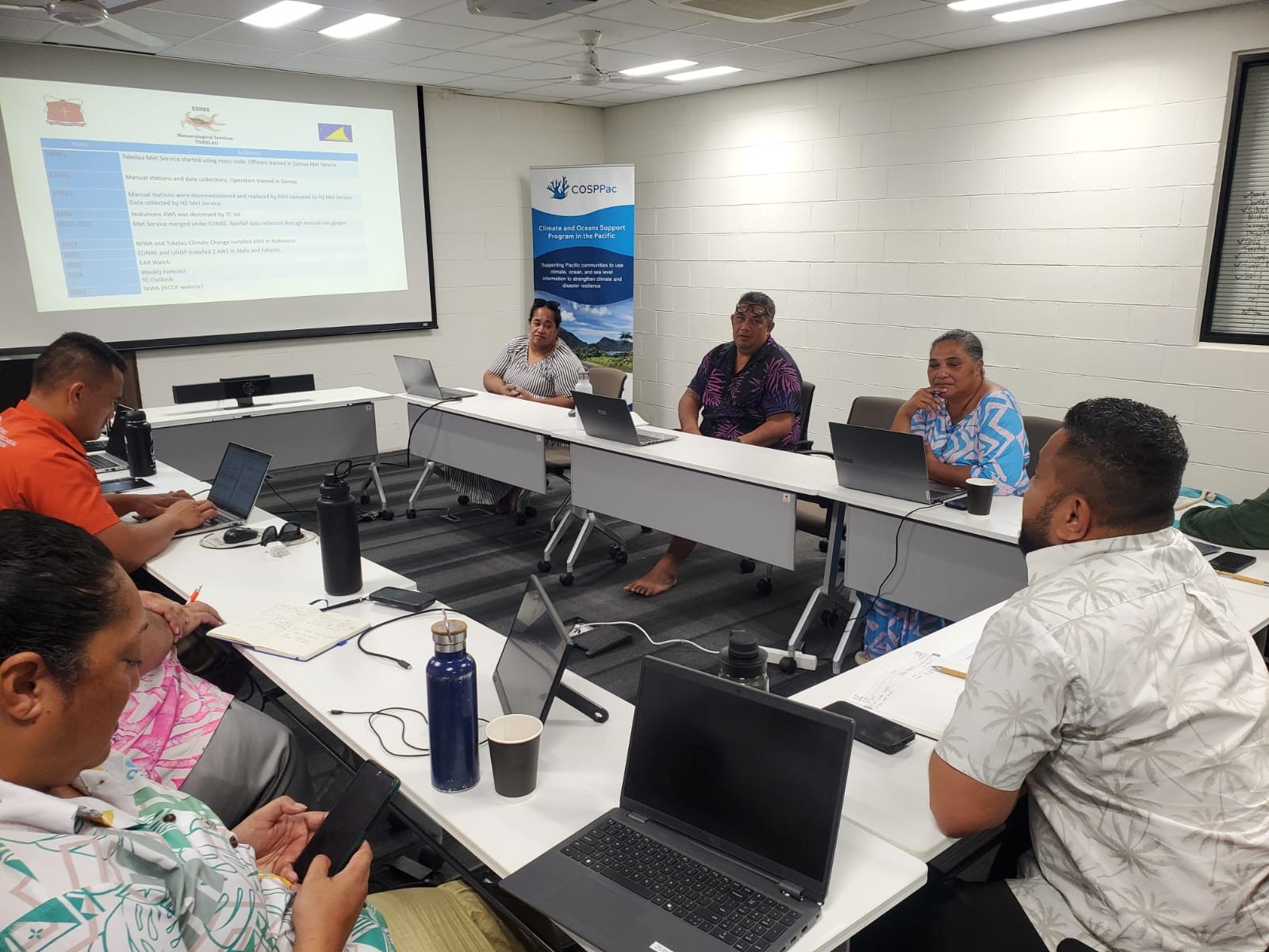 Tokelau Met Service training