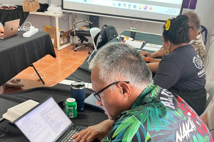 Niue CAP Training in action