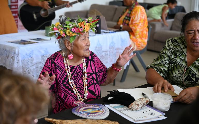 Niue GEDSI Training Action Shot