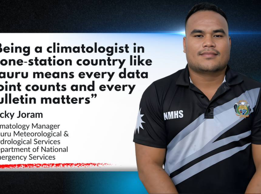 Ricky Joram Nauru Met Service