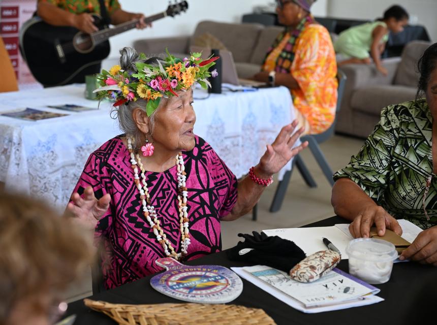 Niue GEDSI Training Action Shot